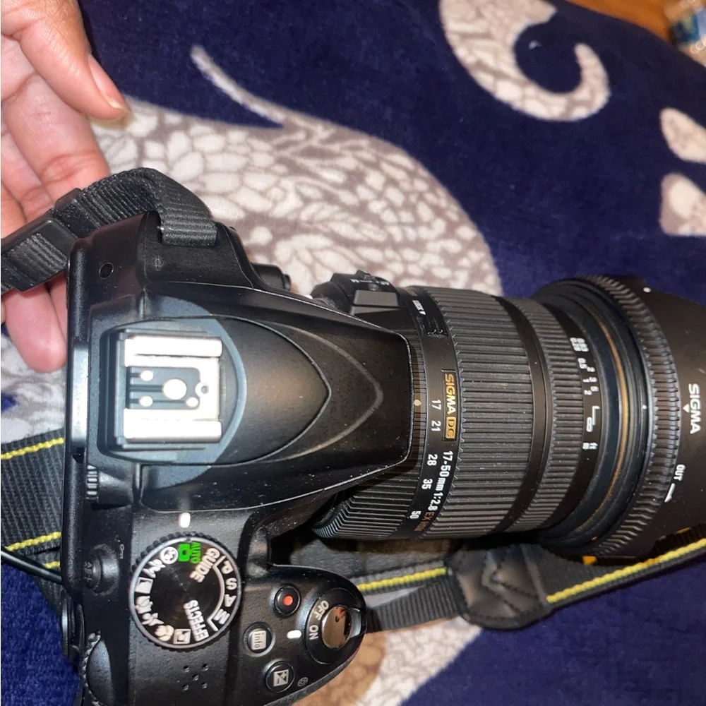 brand new camera haven’t used with brand new lens.